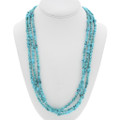 Beaded Natural Turquoise Nugget Necklace 43604