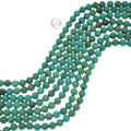 10mm Round Green Turquoise Beads 37774