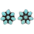 Turquoise Cluster Post Earrings 43657