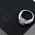 Zales Sterling Silver Diamond Ring 43678