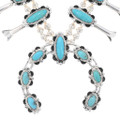 Navajo Arizona Turquoise Squash Blossom Necklaces 43746