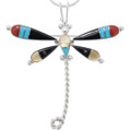 Zuni inlay Dragonfly Pendant Pin 43772