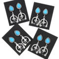 Native American Turquoise Earrings 43864