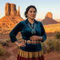 Navajo Style Copper Concho Belt Full Size 43903