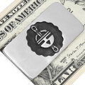 Sunface Silver Money Clip Handmade by Navajo Thomas Begay 0521