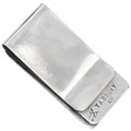 Navajo Made Silver Money Clip Artist Thomas Begay Signed 43916