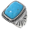 Sterling Natural Turquoise Ring 44100