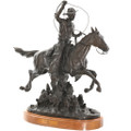 Cowboy Bronze Sculpture Truman Bolinger 44137