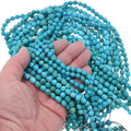 Real Turquoise Nugget Beads 6mm 8mm Oval 37835