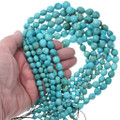 High Grade Turquoise Graduated Beads Large Center Bead 37852