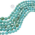 Vintage Turquoise Beads Graduated Necklace Strand 37853