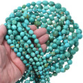 High Grade Bright Color Turquoise Tapered Size Beads 37853