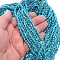 High Grade Blue Turquoise Nuggets Bead Strand 37871