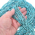 5mm 6mm Nuggets Natural Turquoise Beads 37876