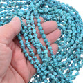 6mm 7mm High Grade Blue Turquoise Beads 37878