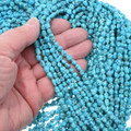 Blue Arizona Turquoise Nuggets 18 inch Bead Strand 37880