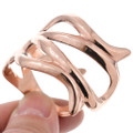 Old Pawn Sand Cast Style Copper Bracelet 44293