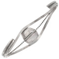 Navajo Sterling Jewelry Bear Claw Symbol Bracelet 44320