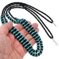 Native American Beaded Turquoise Necklace 44379
