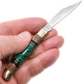 Malachite Ironwood Handle Native American Knife 44393