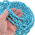 7mm Natural Turquoise Nugget Bead Strand 37238