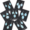 High Grade Larimar Gemstone Earrings Pendant Set 44514