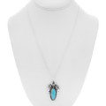 Sleeping Beauty Turquoise Pendant with Chain 44523