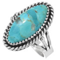 Native American Kingman Turquoise Ring 44524