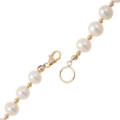Peal Necklace 14K Gold Beads and Clasp 44533