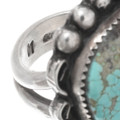 Authentic Navajo Natural Turquoise Ring Artist Signed 44549