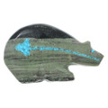 Zuni Turquoise Heartline Bear Fetish 37969