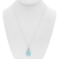 Natural Larimar Pendant with Chain 44555
