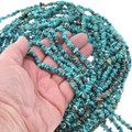 Ithaca Peak Turquoise Nugget Beads 5mm to 10mm Blue Kingman 37927