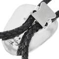 Turquoise Bear Paw Sterling Silver Bolo Tie Artist Signed 44617