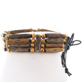Bone Bead Choker Necklace Sparkle Bead Accents 44641