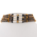 Native American Beaded Bone Choker 44641
