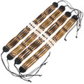 Brown Bone Bead Tribal Choker Navajo Made 44641