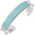 Authentic Zuni Sleeping Beauty Turquoise Bracelet 44710