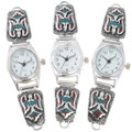 Ladies Turquoise Native American Thunderbird Watch 44742