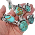 Native American Number 8 Turquoise Necklace 44758