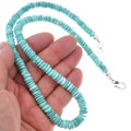 Native American Beaded Real Turquoise Necklace 44760