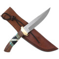 Navajo Made Inlaid Hunting Knife Dorris Yazzie