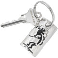 Silver Kokopelli Key Ring 44849