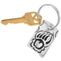 Silver Bear Paw Key Chain 44856