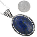 A Grade Lapis Pendant Chain Included 44871