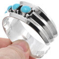 Sterling Silver Cuff Sleeping Beauty Turquoise Bracelet 44884