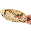 Authentic Hopi Tray Basket Second Mesa Artist Evelyn Pela 44899