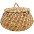 Genuine Hand Woven Pima Pine Needle Basket 44976