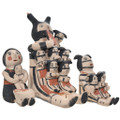 Native American Clown Kachina Storyteller Pottery Doll 44987