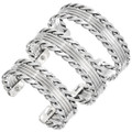 Sterling Twistwire Silver Cuff Bracelet 46000